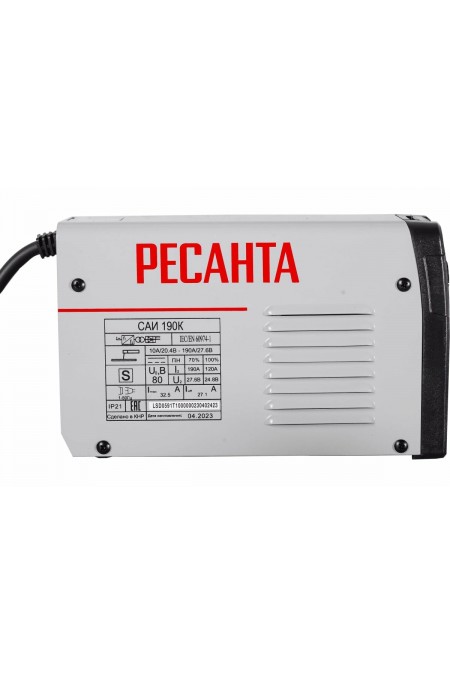 Сварочный аппарат Ресанта САИ 190К (65/36) 2