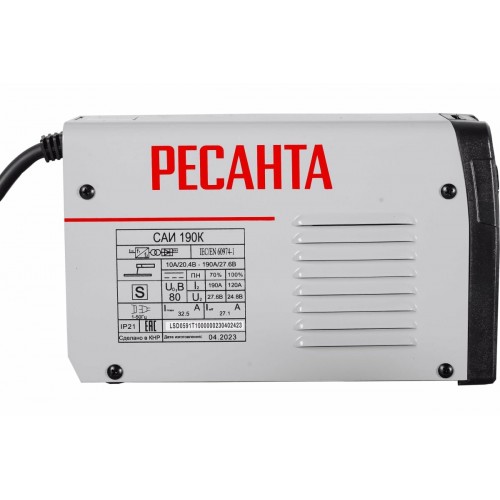 Сварочный аппарат Ресанта САИ 190К (65/36) 2