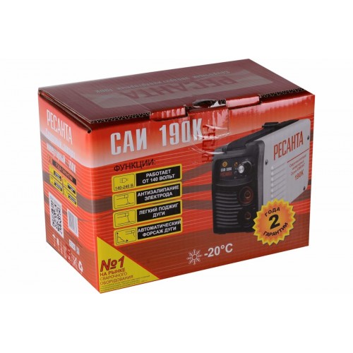 Сварочный аппарат Ресанта САИ 190К (65/36) 7