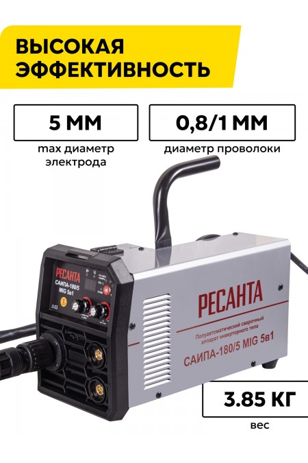 Сварочный аппарат Ресанта САИПА-180/5 MIG 1