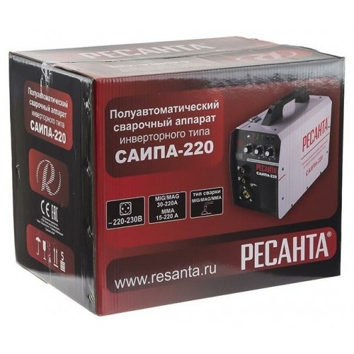 Сварочный аппарат Ресанта САИПА 220 (65/10) 2