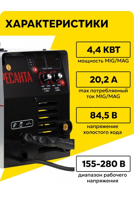 Сварочный аппарат Ресанта САИПА-22В/160А (MIG/MAG) (65/109) 1