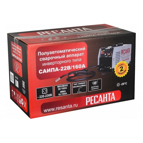 Сварочный аппарат Ресанта САИПА-22В/160А (MIG/MAG) (65/109) 8