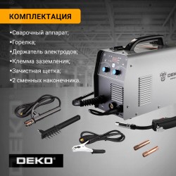 Сварочный полуавтомат Deko DKWM250A PRO (051-4687)