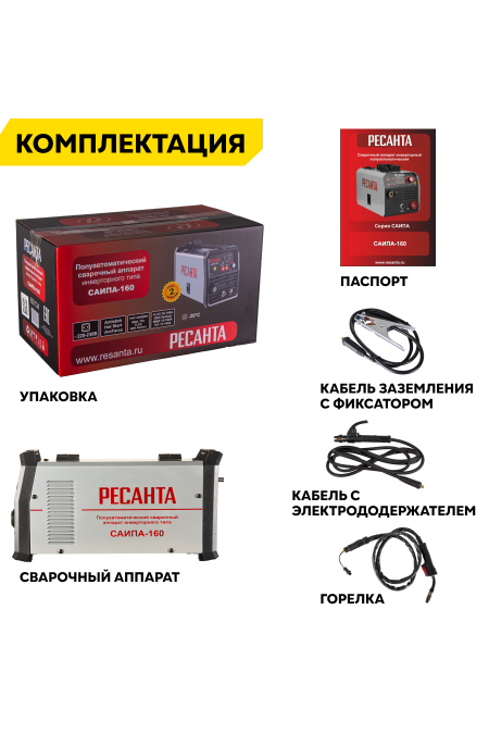 Сварочный полуавтомат Ресанта САИПА-160 (65/134) 4