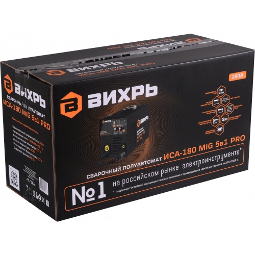 Сварочный полуавтомат Вихрь ИСА-180 MIG Pro 1