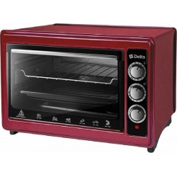 Мини-печь Delta D-0123 (бордовый)