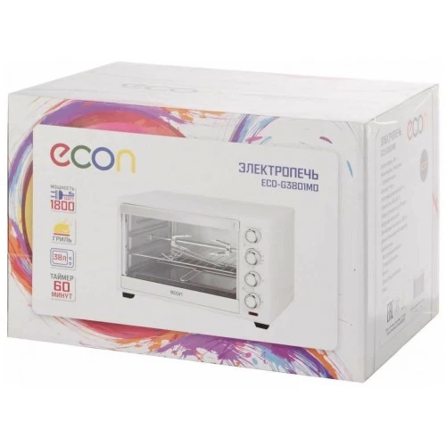 Мини-печь Econ ECO-G3801MO (белый) 7