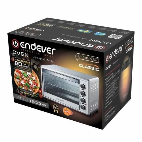 Мини-печь ENDEVER Danko-4037 (серебристый) 5