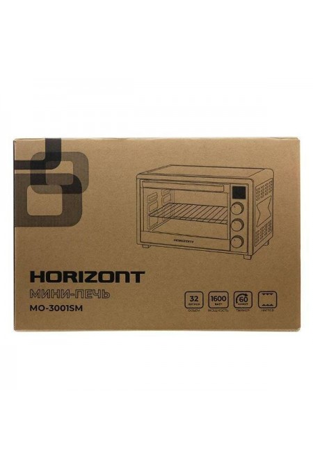 Мини-печь Horizont MO-3001SM (серебристый) 8