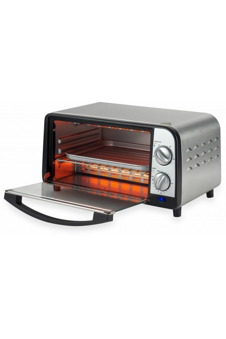 Мини-печь Hyundai MIO-HY071 (серебристый/черный) 4