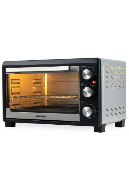 Мини-печь Hyundai MIO-HY072 (серебристый/черный) 2