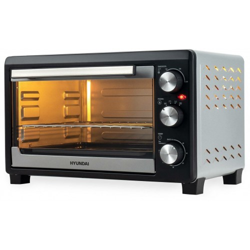 Мини-печь Hyundai MIO-HY072 (серебристый/черный) 2