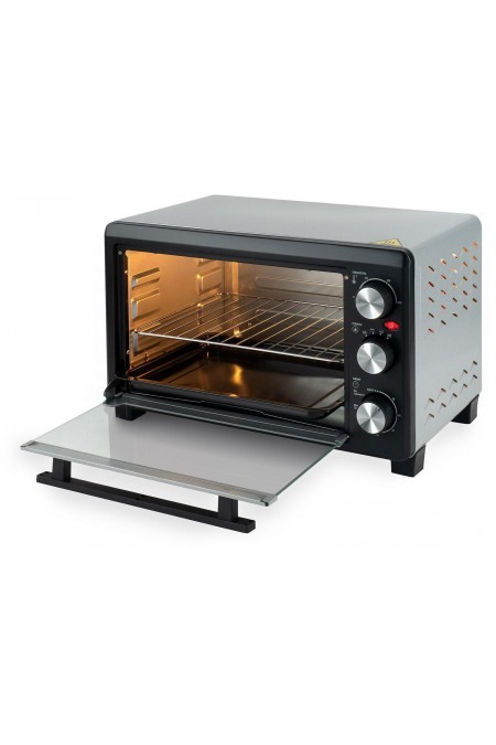 Мини-печь Hyundai MIO-HY072 (серебристый/черный) 3