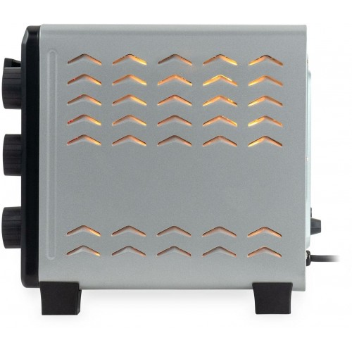 Мини-печь Hyundai MIO-HY072 (серебристый/черный) 4