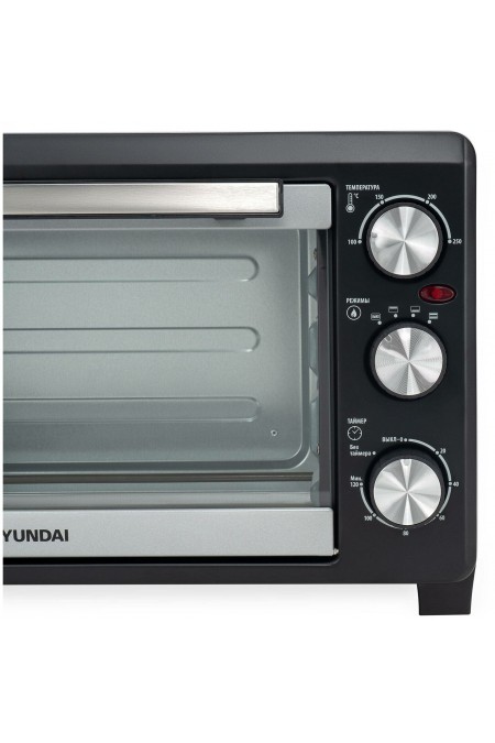 Мини-печь Hyundai MIO-HY072 (серебристый/черный) 6