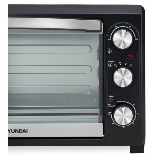 Мини-печь Hyundai MIO-HY073 (серебристый/черный) 1