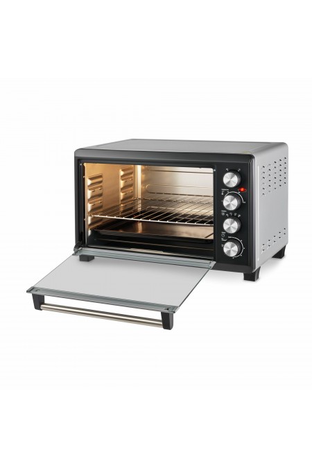 Мини-печь Hyundai MIO-HY075 (серебристый/черный) 2