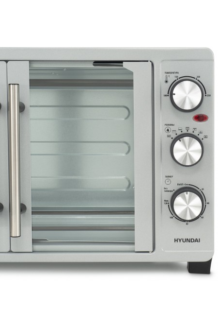 Мини-печь Hyundai MIO-HY077 (серебристый) 2