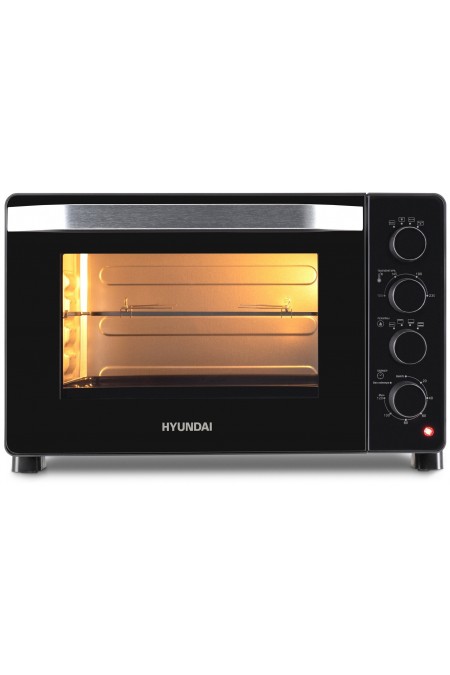 Мини-печь Hyundai MIO-HY081 (серебристый/черный) 