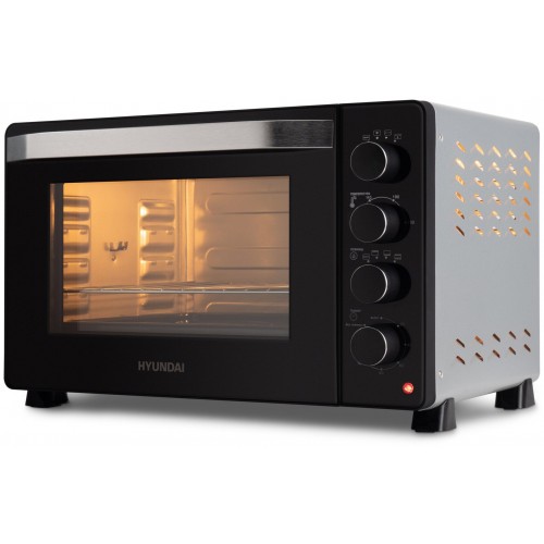 Мини-печь Hyundai MIO-HY081 (серебристый/черный) 2
