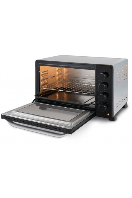 Мини-печь Hyundai MIO-HY081 (серебристый/черный) 3