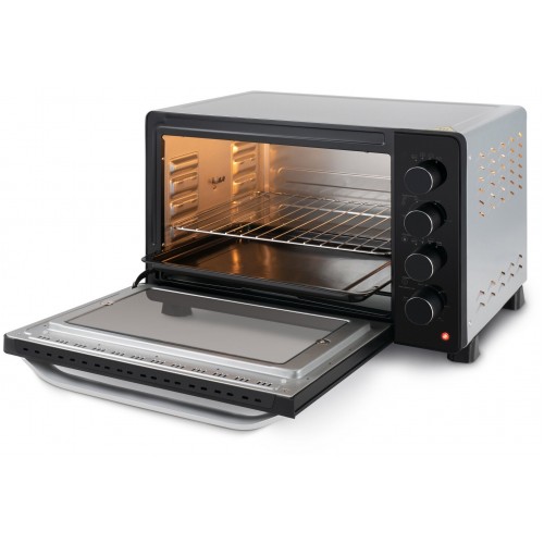 Мини-печь Hyundai MIO-HY081 (серебристый/черный) 3