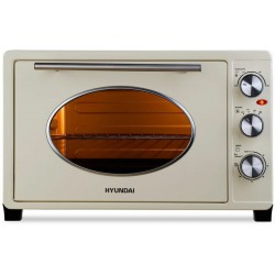 Мини-печь Hyundai MIO-HY084 (бежевый/серебристый)