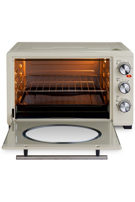 Мини-печь Hyundai MIO-HY084 (бежевый/серебристый) 3