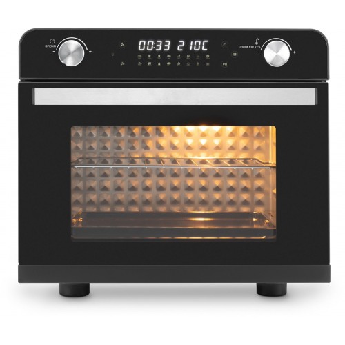 Мини-печь Hyundai MIO-HY087 (серебристый/черный) 3