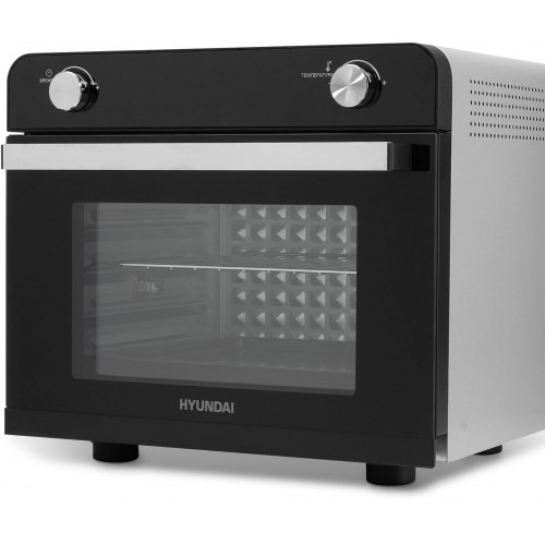 Мини-печь Hyundai MIO-HY087 (серебристый/черный) 5