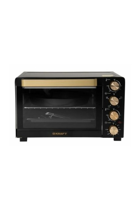 Мини-печь Kraft KF-MO 3505 KGL (черный/золотой) 