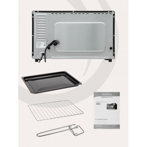 Мини-печь KRONA OFEN 35 BLS (черный/серебристый) 7