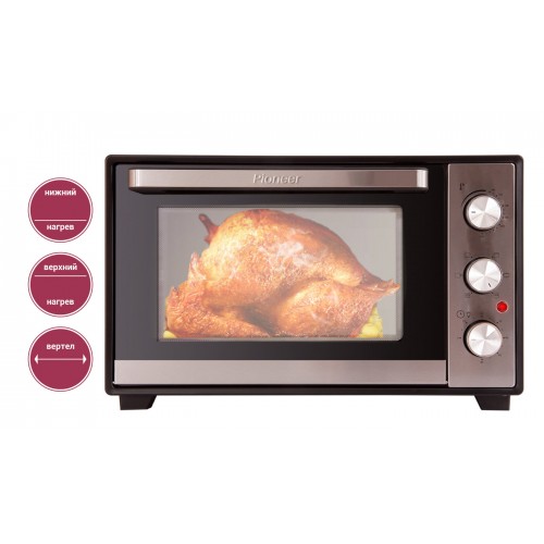 Мини-печь Pioneer MO5015G (черный/серебристый) 1