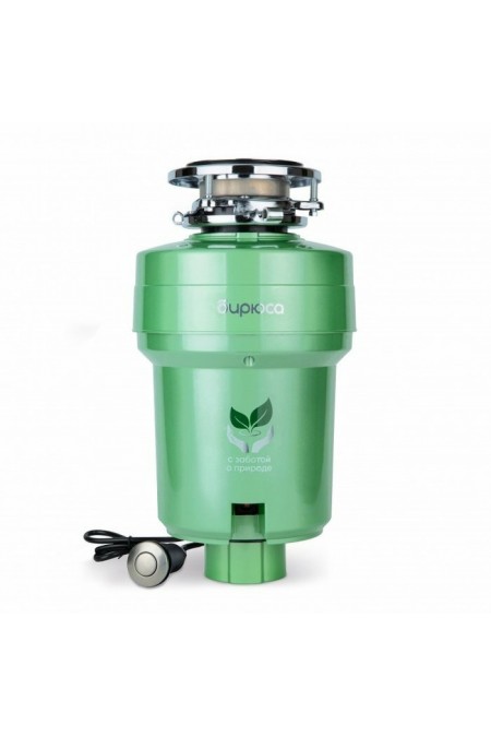 Измельчитель пищевых отходов БИРЮСА WD-750E2 (зеленый) 