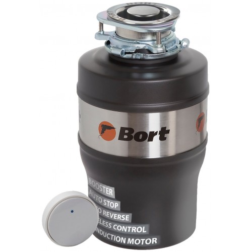 Измельчитель пищевых отходов Bort Alligator Max (черный) 