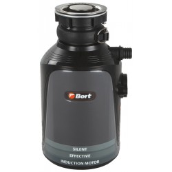 Измельчитель пищевых отходов Bort Alligator (серый/черный)