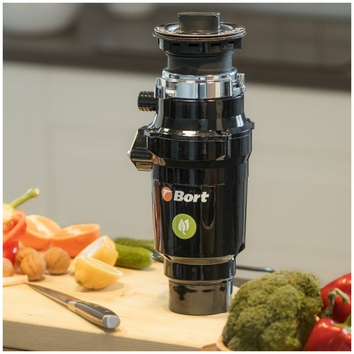 Измельчитель пищевых отходов Bort MASTER ECO (черный) 8