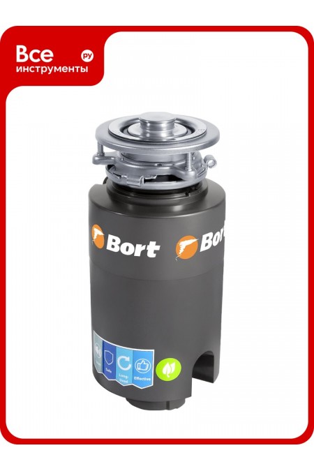 Измельчитель пищевых отходов Bort TITAN 4000 (черный) 