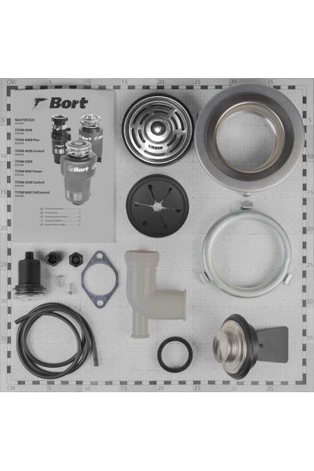 Измельчитель пищевых отходов Bort TITAN 4000 (черный) 7