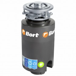 Измельчитель пищевых отходов Bort TITAN 4000 (Control) (черный)