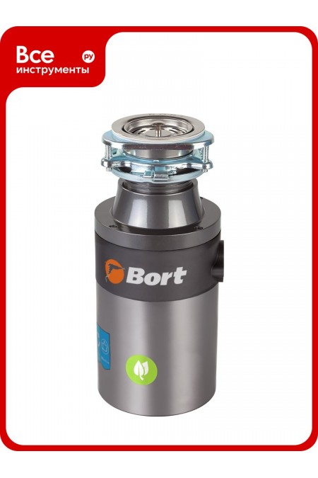 Измельчитель пищевых отходов Bort TITAN 4000 Plus (черный) 