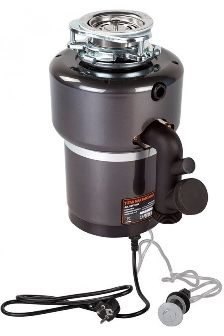 Измельчитель пищевых отходов Bort TITAN 5000 Control (серый) 3