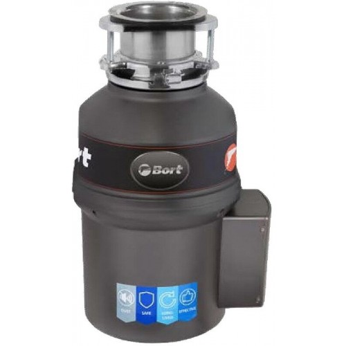 Измельчитель пищевых отходов Bort TITAN 9000 (черный) 5