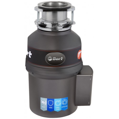 Измельчитель пищевых отходов Bort TITAN Extra (серый) 