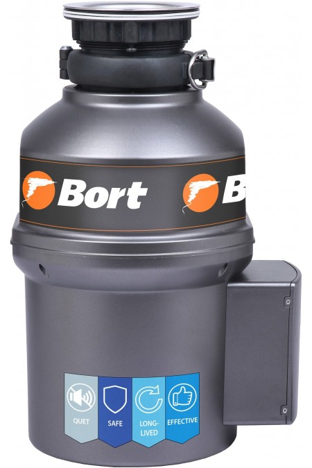Измельчитель пищевых отходов Bort TITAN Extra (серый) 1