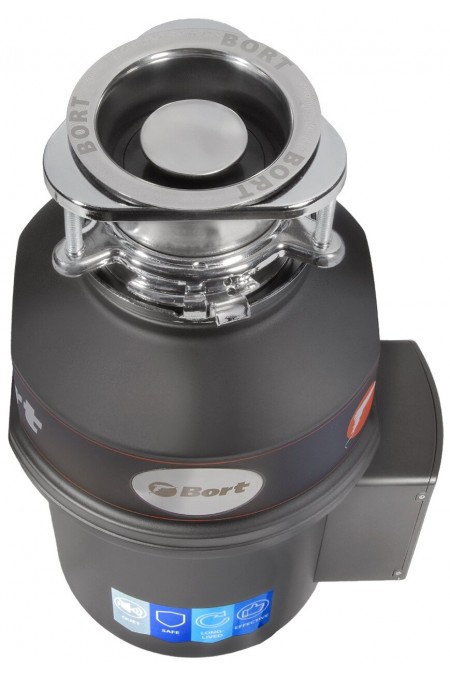 Измельчитель пищевых отходов Bort TITAN Extra (серый) 2