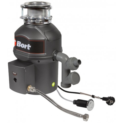 Измельчитель пищевых отходов Bort TITAN Extra (серый) 4