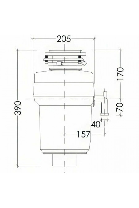 Измельчитель пищевых отходов Kuppersberg WS 550 B (черный) 2