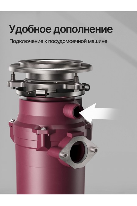 Измельчитель пищевых отходов Kuppersberg WSS 750 V (черный) 8